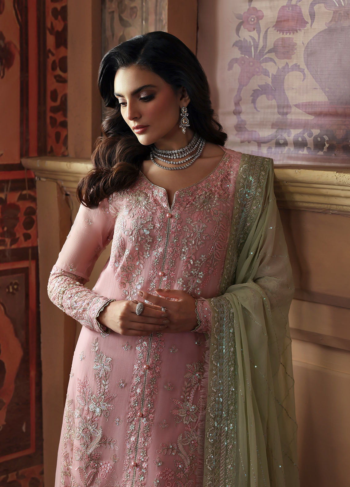 Gulaal | I Evayna Embroidered Chiffon | Layana, image 7