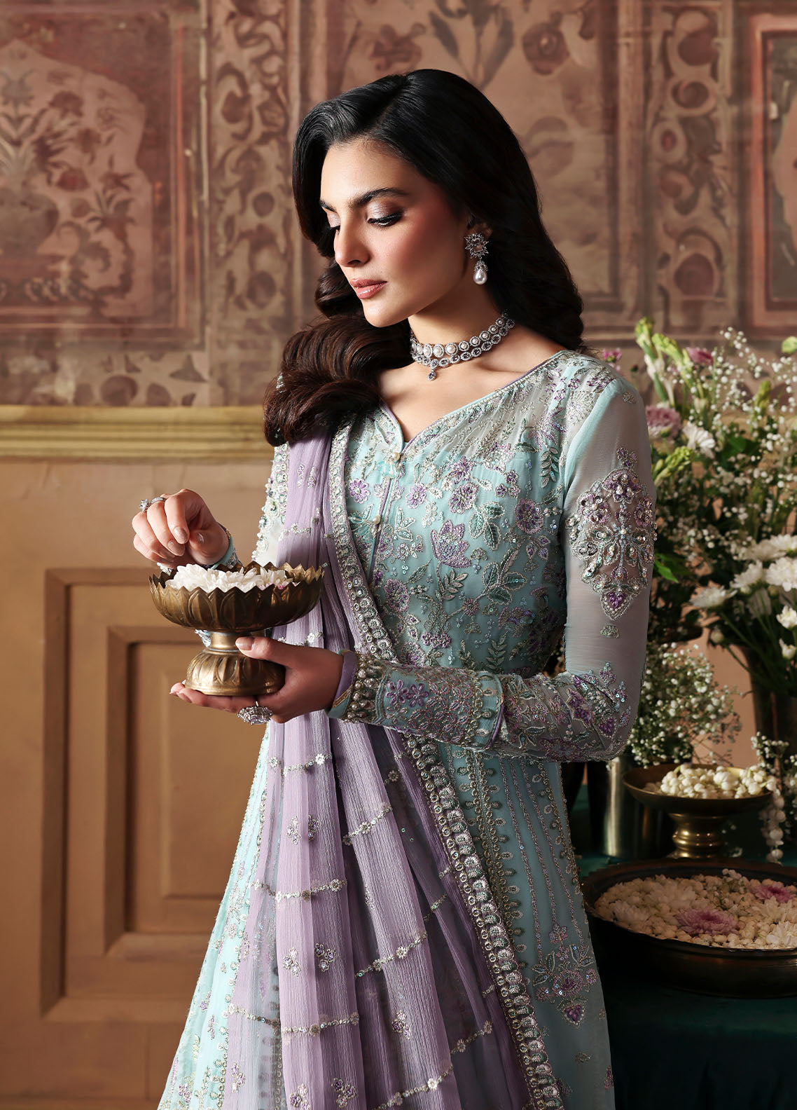 Gulaal | I Evayna Embroidered Chiffon | Delina, image 4