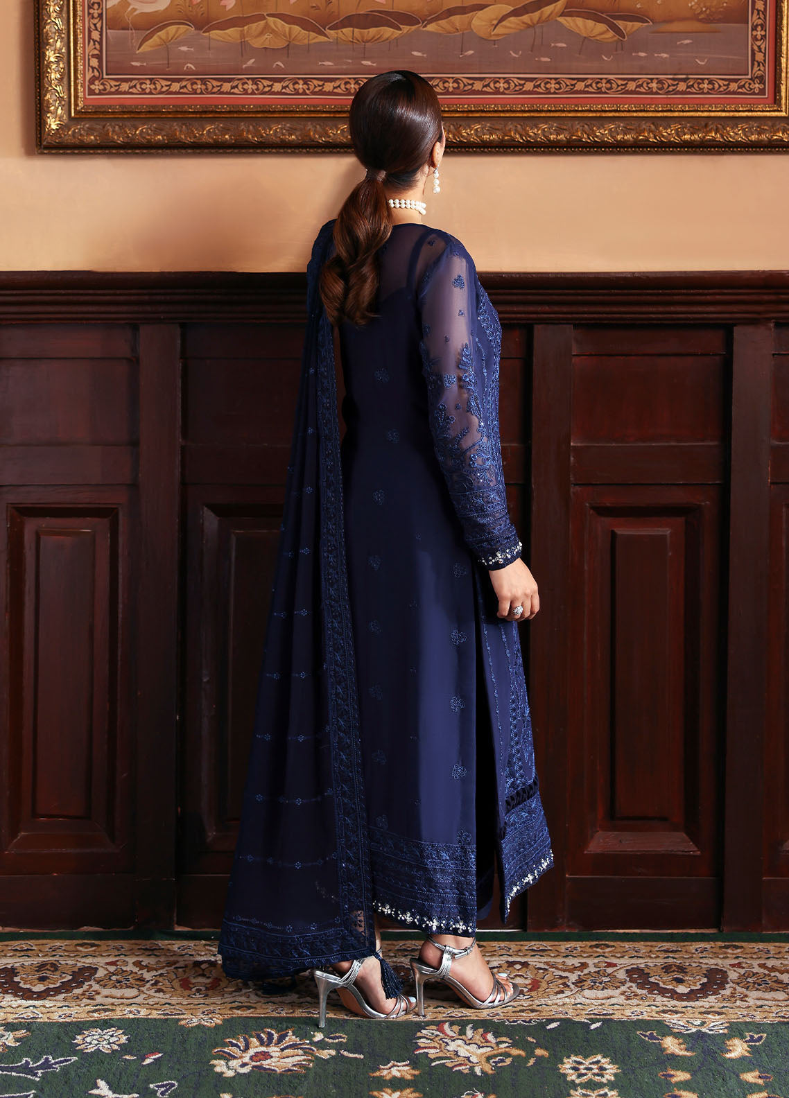 Gulaal | I Evayna Embroidered Chiffon | Leesha, image 2
