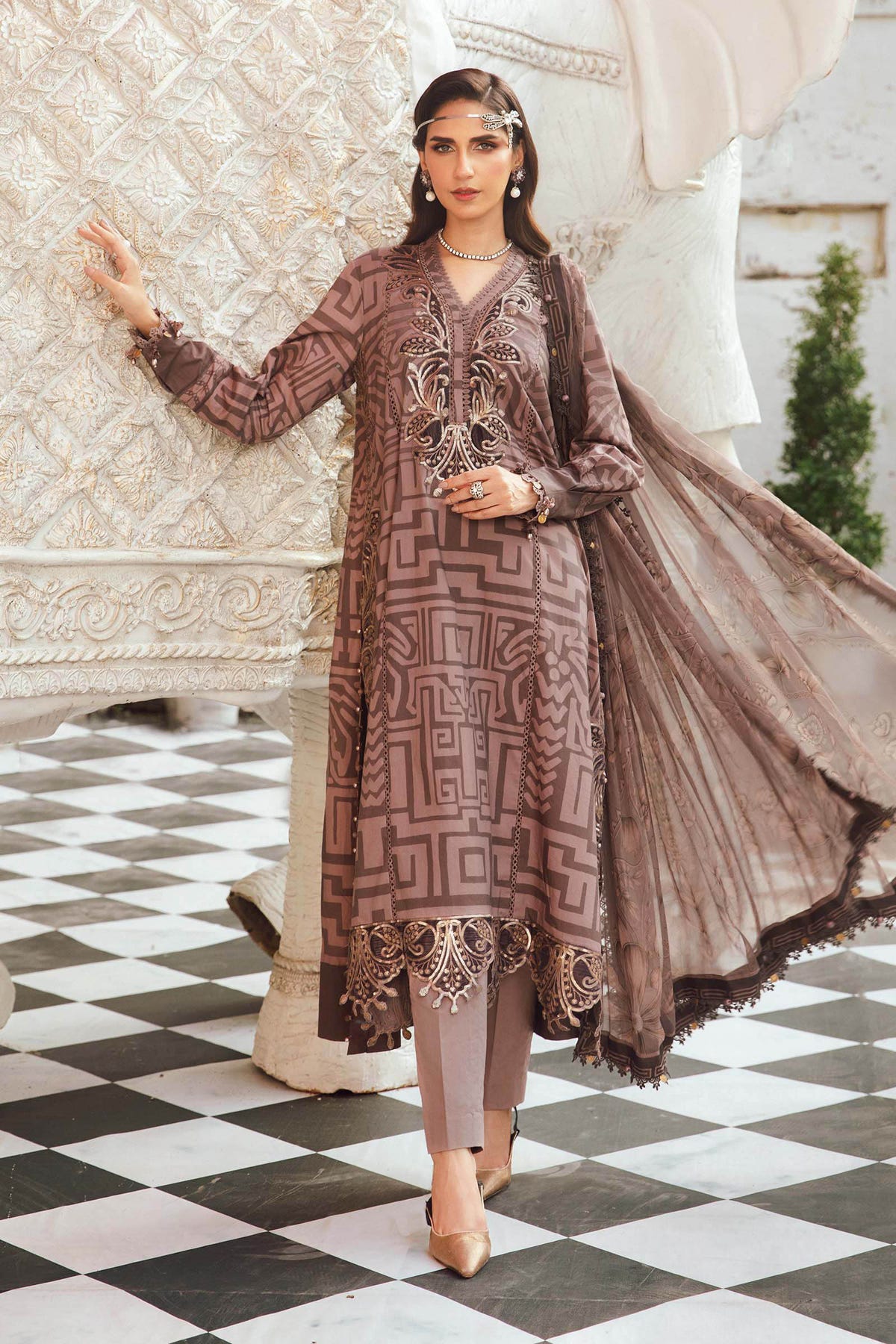 Maria B | M Prints Winter 25 | MPT-2703-B