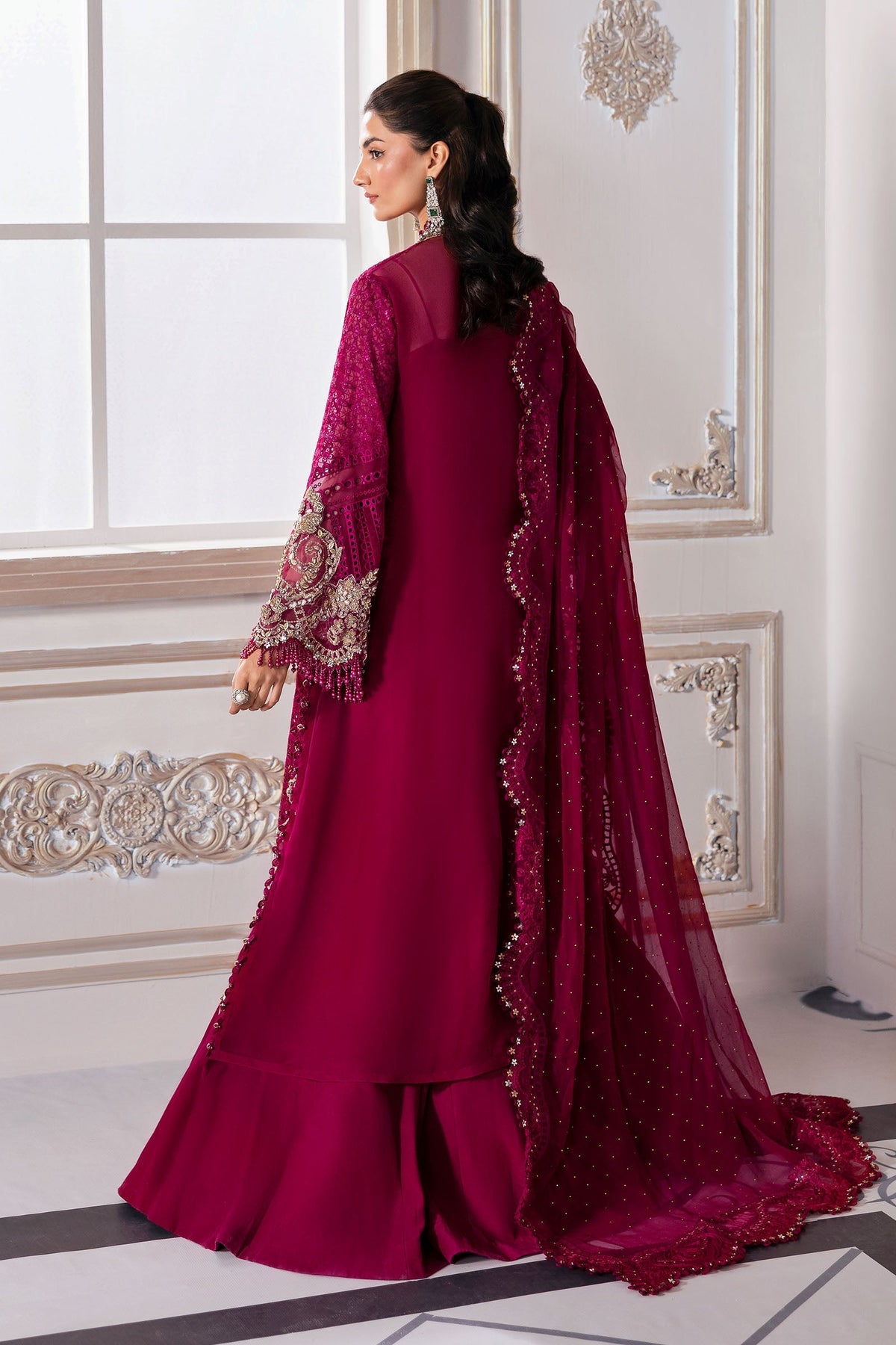 Maria B | Mbroidered 2025 | BD-3003 -  Maria B Ladies Clothes - Original Designer Dress - House of Maryam