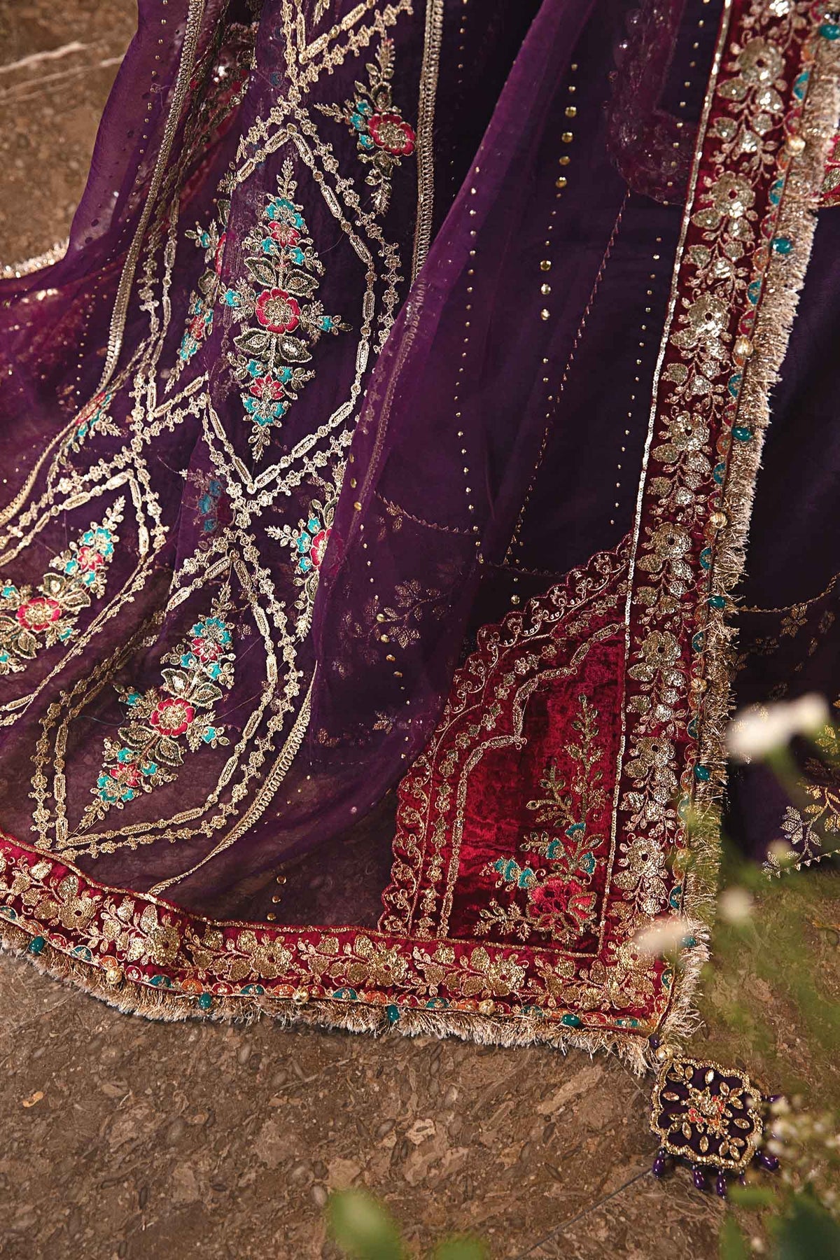 Maria B | Mbroidered Formals 24 | Organza Suit | BD-2903 -  Maria B Ladies Clothes - Original Designer Dress - House of Maryam