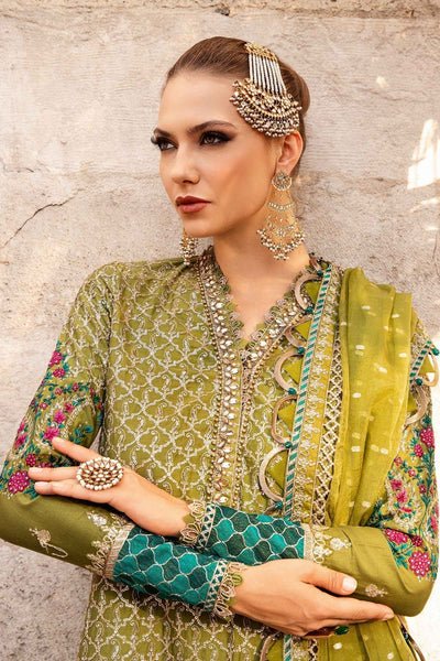 Maria B | Sateen Formals 24 | CST-803 -  Maria B Formal - Original Designer Dress - House of Maryam