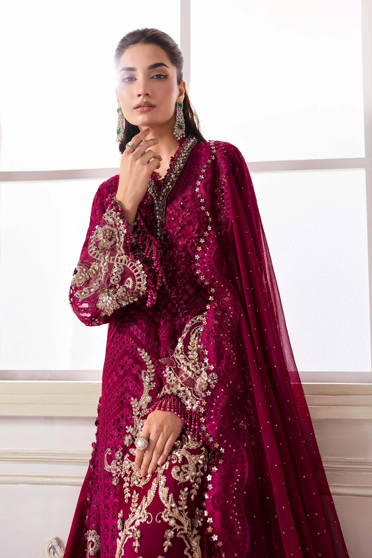 Maria B | Mbroidered 2025 | BD-3003 -  Maria B Ladies Clothes - Original Designer Dress - House of Maryam