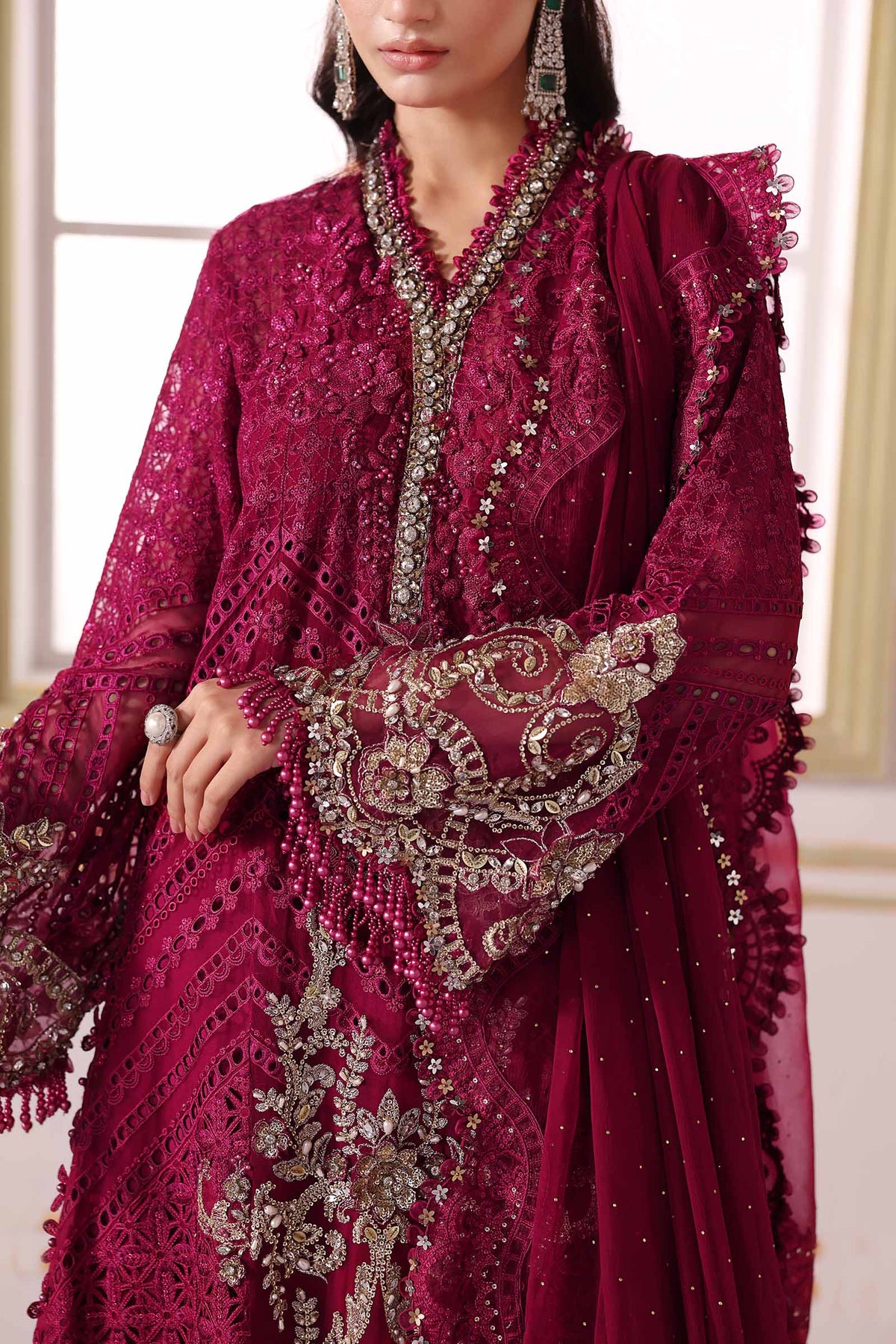 Maria B | Mbroidered 2025 | BD-3003 -  Maria B Ladies Clothes - Original Designer Dress - House of Maryam