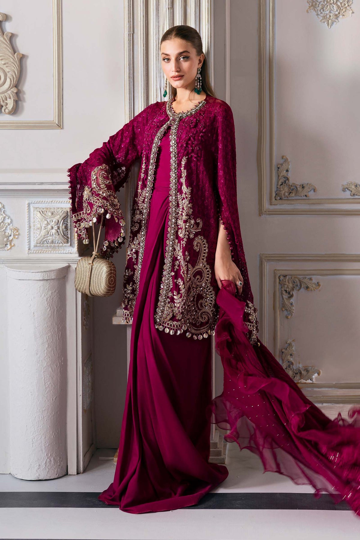 Maria B | Mbroidered 2025 | BD-3003 -  Maria B Ladies Clothes - Original Designer Dress - House of Maryam