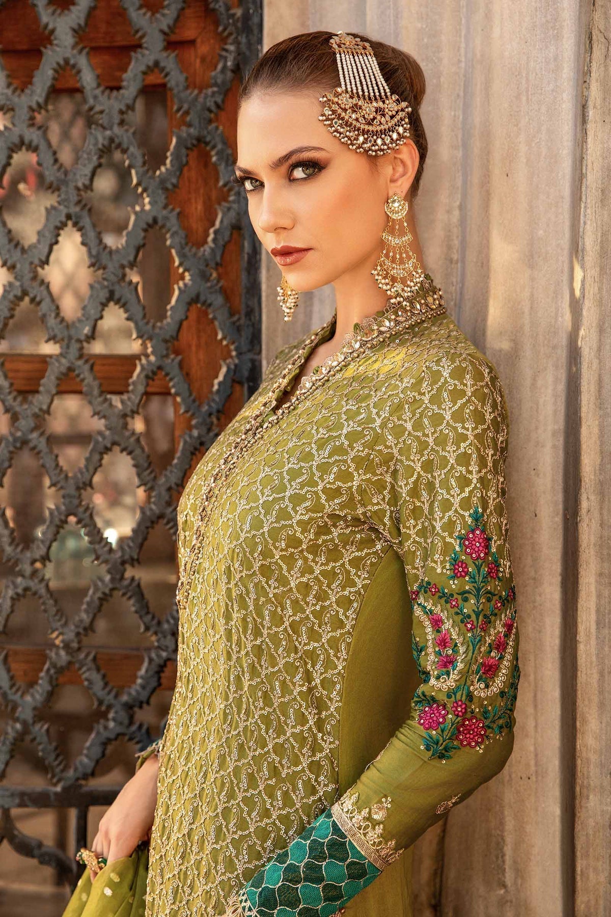 Maria B | Sateen Formals 24 | CST-803 -  Maria B Formal - Original Designer Dress - House of Maryam