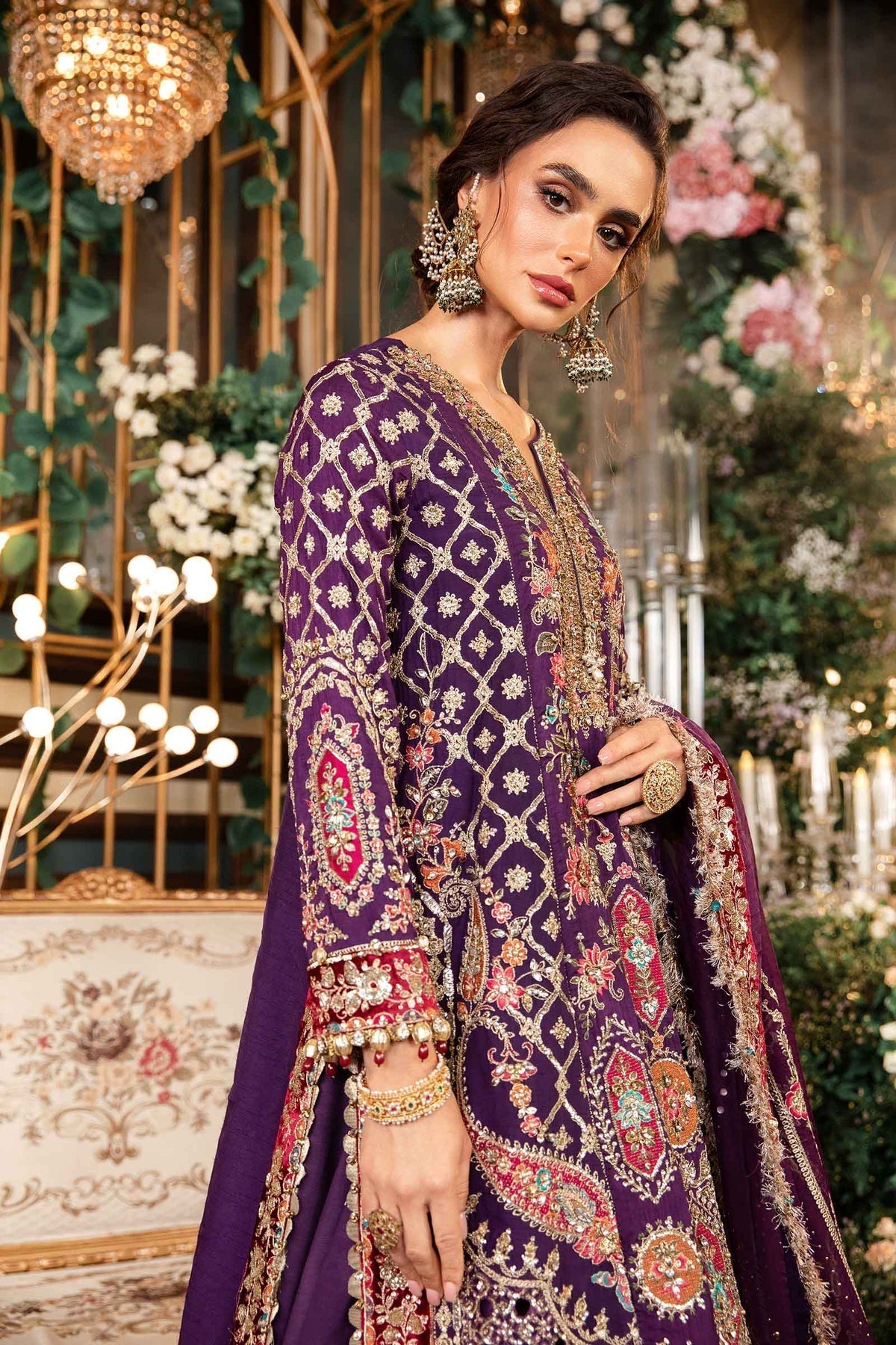Maria B | Mbroidered Formals 24 | Organza Suit | BD-2903 -  Maria B Ladies Clothes - Original Designer Dress - House of Maryam