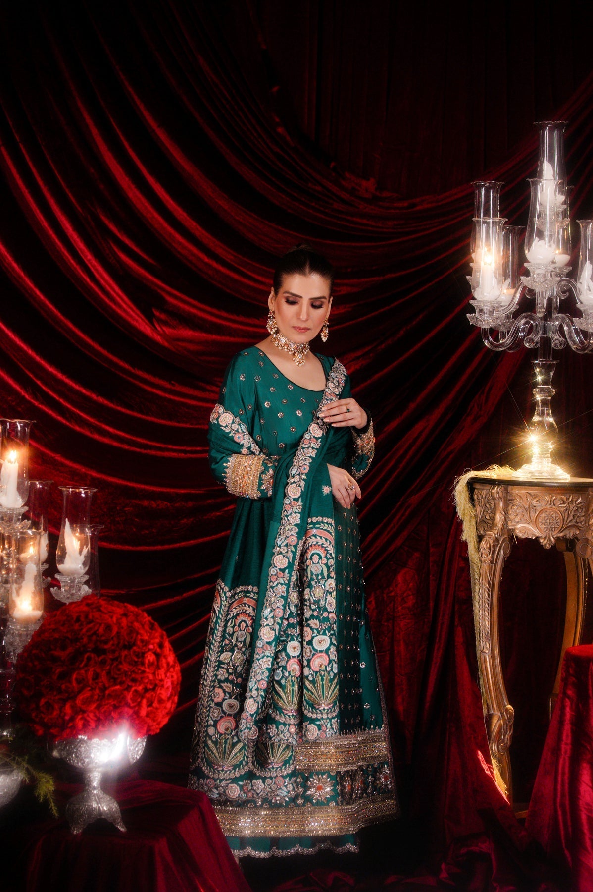 Sable Vogue | Laal Bagh Bridal Collection |SLB-1555-1