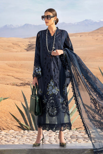 Maria B | Luxury Lawn 25 | D-2504-B -  Maria B Ladies Clothes - Original Designer Dress - House of Maryam