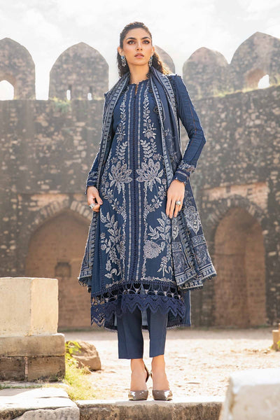 Maria B | M Prints Winter 24 | MPT-2404-B -  Maria B Ladies Clothes - Original Designer Dress - House of Maryam