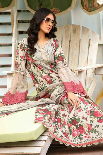Maria.B | M Print Eid Edit | MPT-2204-B -  Maria B Luxury - Original Designer Dress - House of Maryam