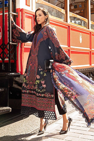 Maria B | M Prints Fall Edit 24 | MPT-2304-B -  Maria B Luxury - Original Designer Dress - House of Maryam