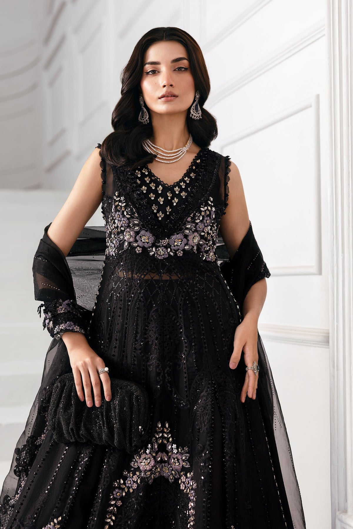 Maria B | Mbroidered 2025 | BD-3004 -  Maria B Ladies Clothes - Original Designer Dress - House of Maryam