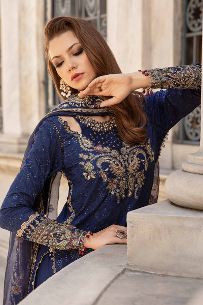Maria B | Sateen Formals 24 | CST-804 -  Maria B Formal - Original Designer Dress - House of Maryam