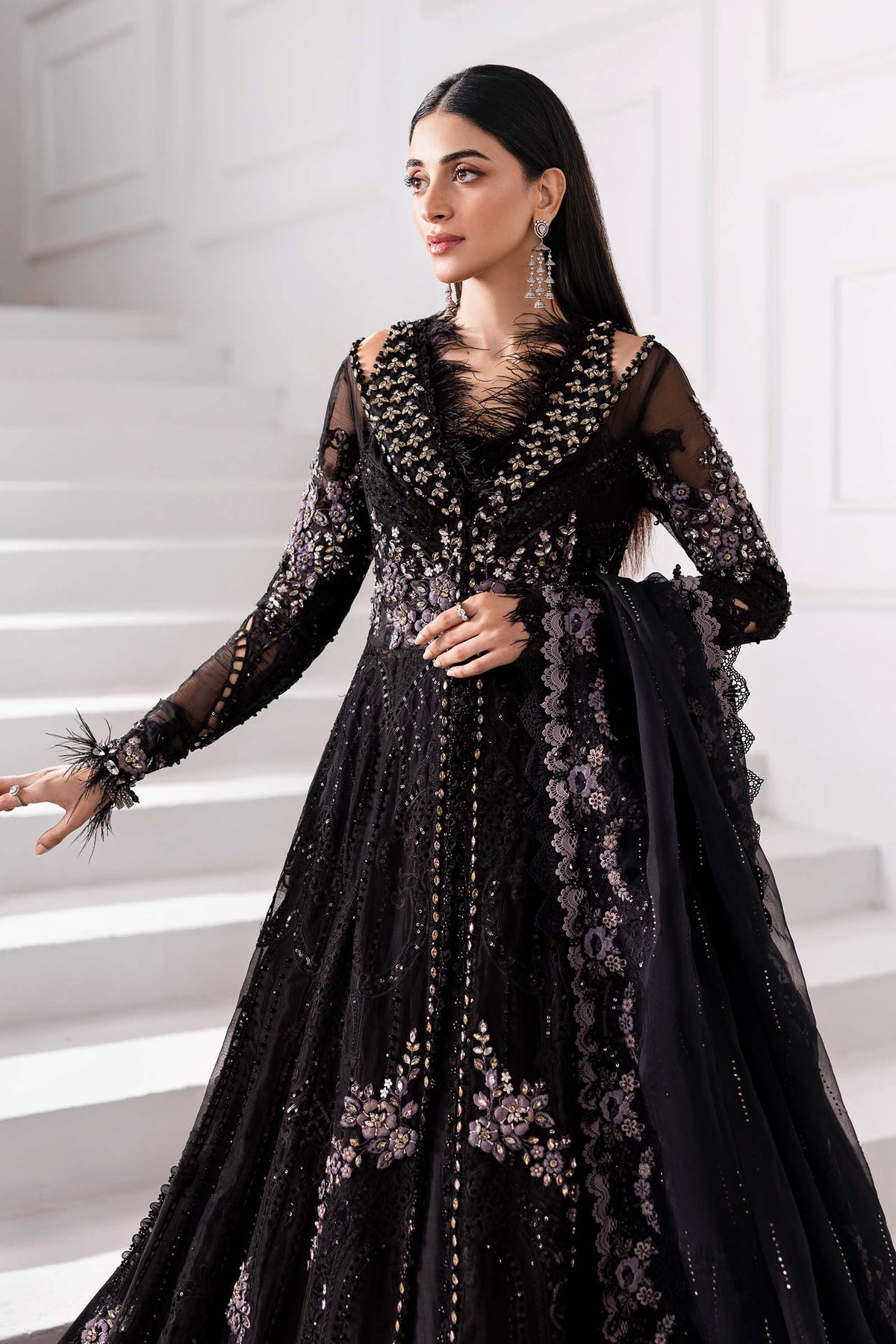 Maria B | Mbroidered 2025 | BD-3004 -  Maria B Ladies Clothes - Original Designer Dress - House of Maryam