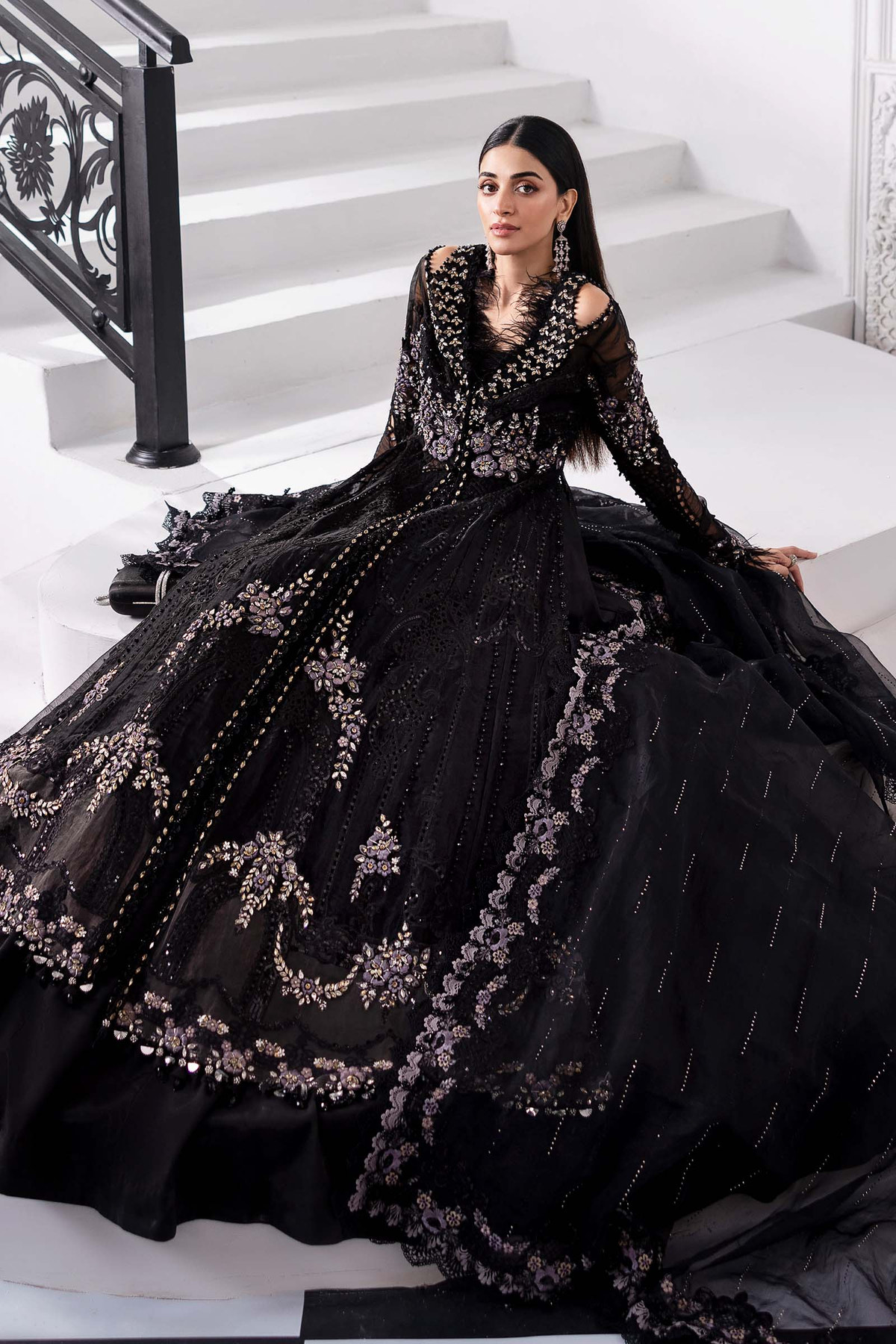 Maria B | Mbroidered 2025 | BD-3004 -  Maria B Ladies Clothes - Original Designer Dress - House of Maryam