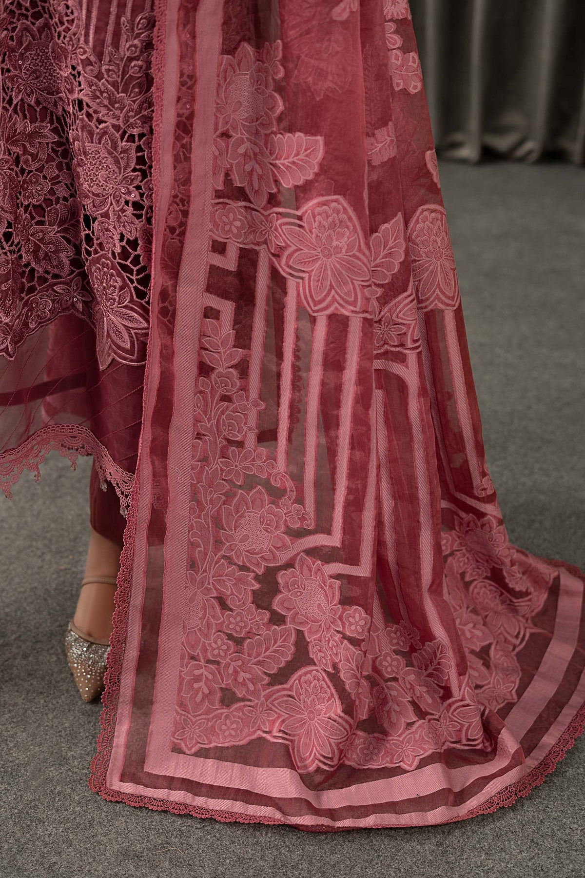 Maria B | Winter Luxe Pret 25 | WLS-1304-Ash Pink, image 8