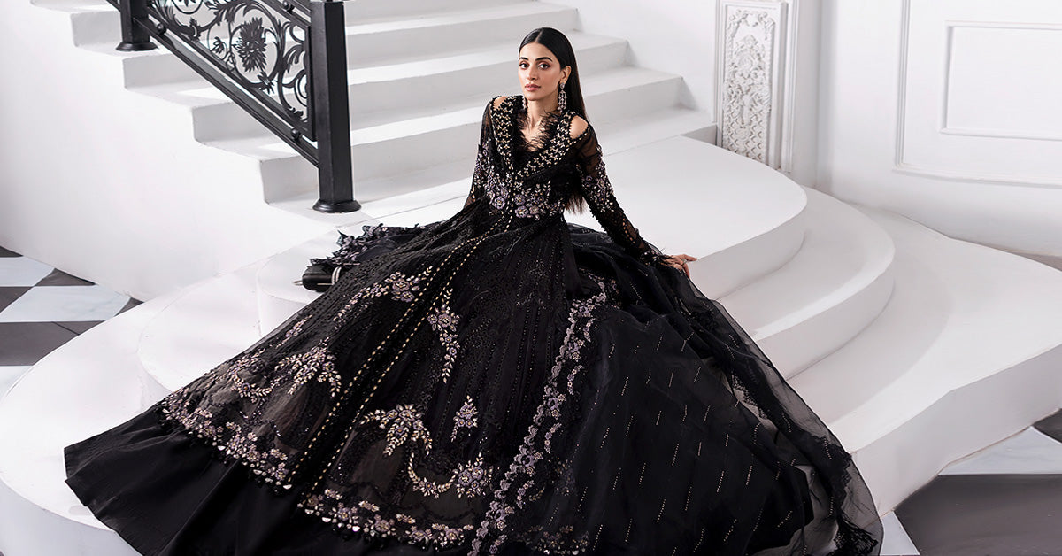 Maria B | Mbroidered 2025 | BD-3004 -  Maria B Ladies Clothes - Original Designer Dress - House of Maryam