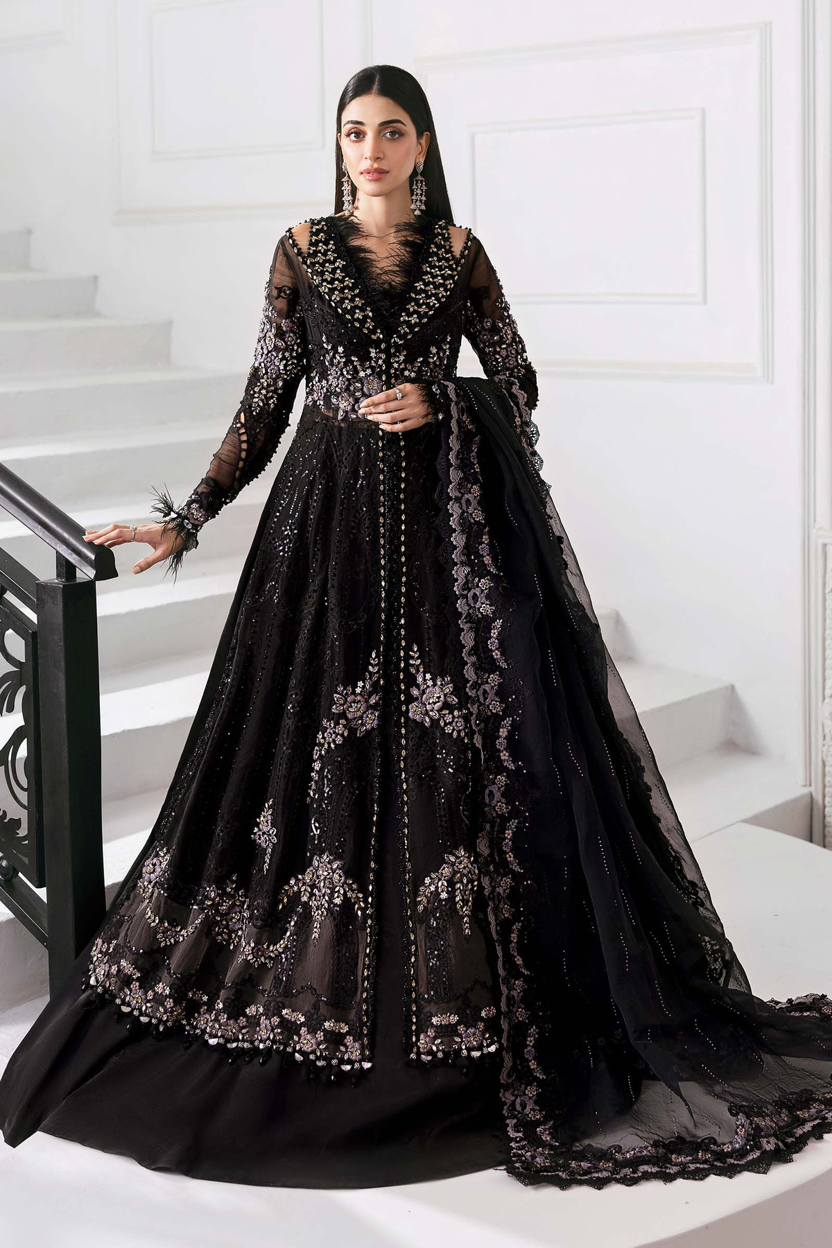 Maria B | Mbroidered 2025 | BD-3004 -  Maria B Ladies Clothes - Original Designer Dress - House of Maryam