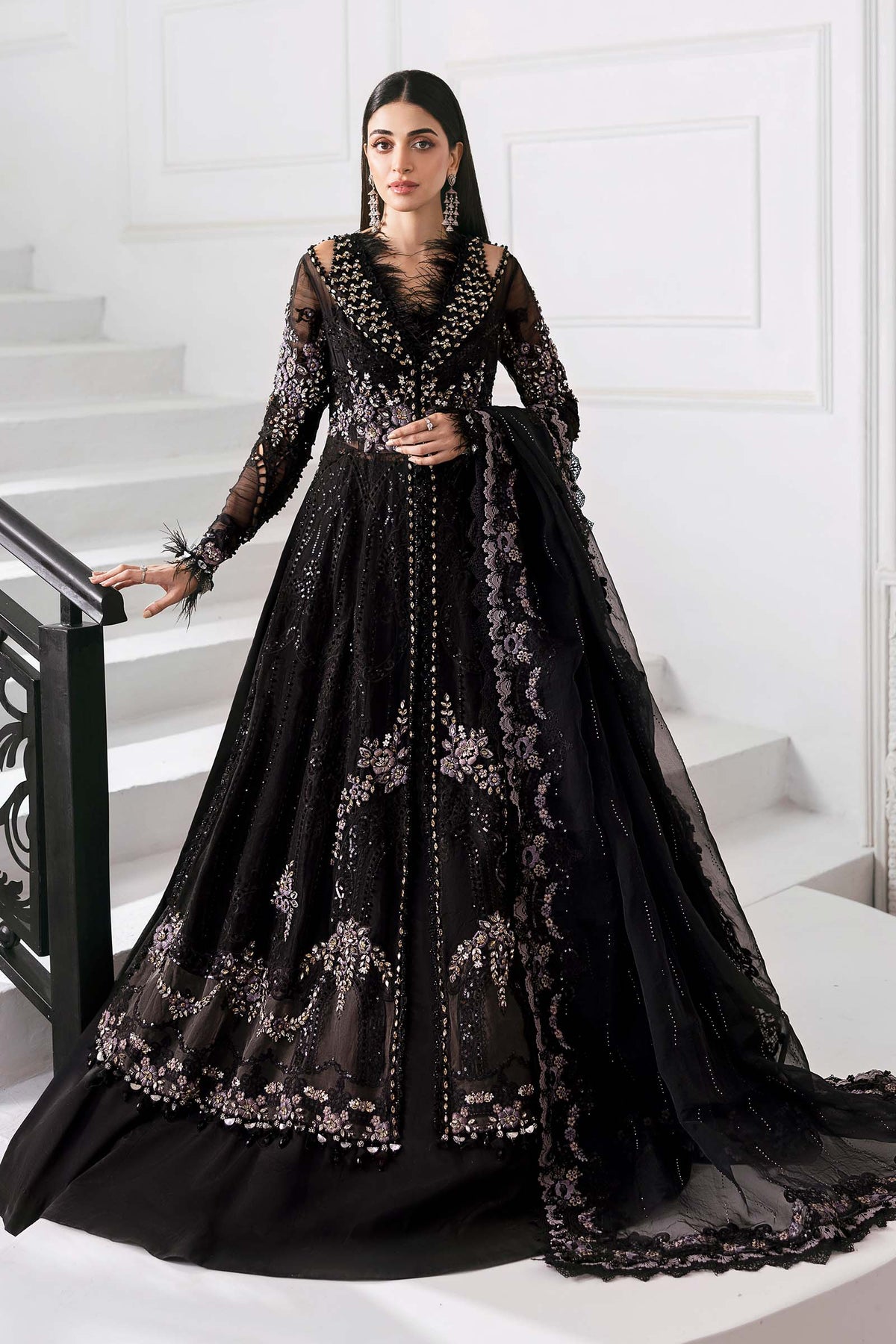 Maria B | Mbroidered 2025 | BD-3004 -  Maria B Ladies Clothes - Original Designer Dress - House of Maryam