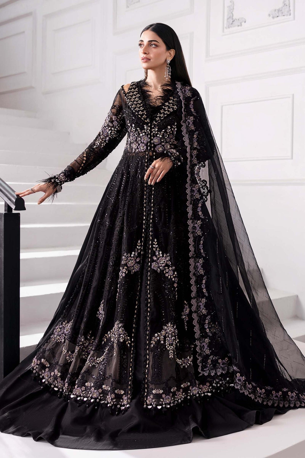 Maria B | Mbroidered 2025 | BD-3004 -  Maria B Ladies Clothes - Original Designer Dress - House of Maryam
