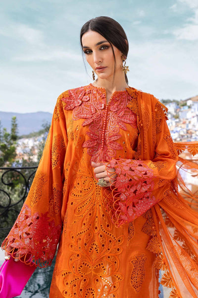 Maria B | Luxury Lawn 25 | D-2505-B -  Maria B Ladies Clothes - Original Designer Dress - House of Maryam