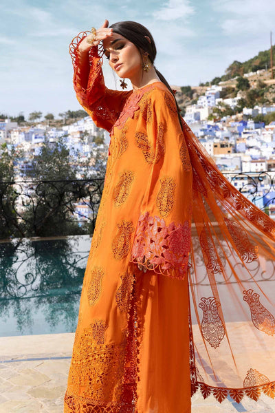Maria B | Luxury Lawn 25 | D-2505-B -  Maria B Ladies Clothes - Original Designer Dress - House of Maryam