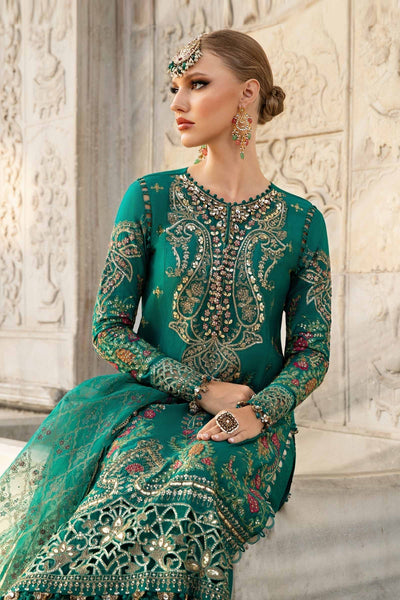 Maria B | Sateen Formals 24 | CST-805 -  Maria B Formal - Original Designer Dress - House of Maryam
