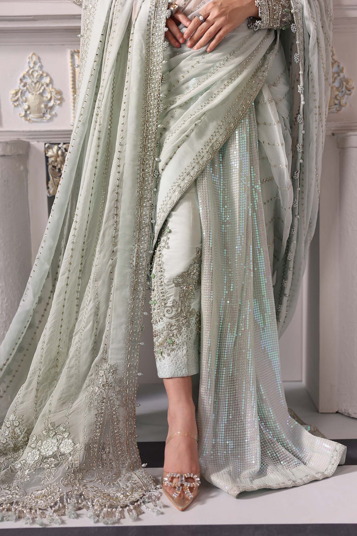 Maria B | Mbroidered 2025 | BD-3005 -  Maria B Ladies Clothes - Original Designer Dress - House of Maryam