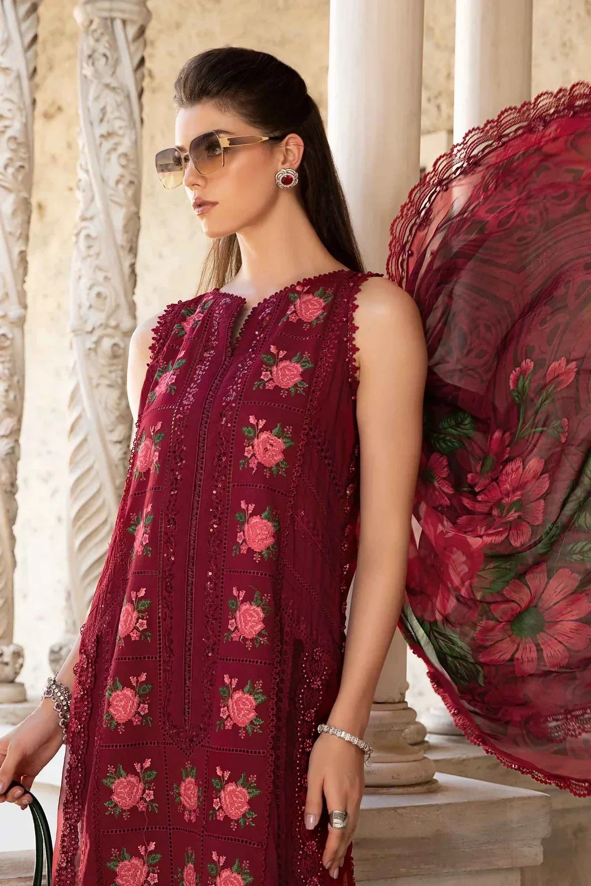 Maria B | Eid Lawn Collection | 05 -  Maria B Luxury - Original Designer Dress - House of Maryam