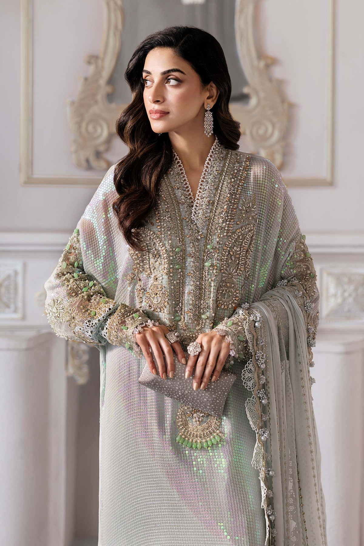 Maria B | Mbroidered 2025 | BD-3005 -  Maria B Ladies Clothes - Original Designer Dress - House of Maryam