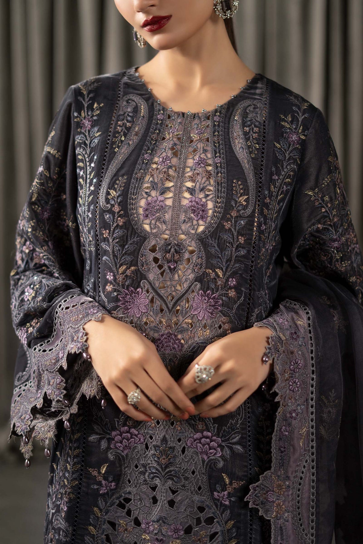 Maria B | Winter Luxe Pret 25 | WLS-1305, image 5