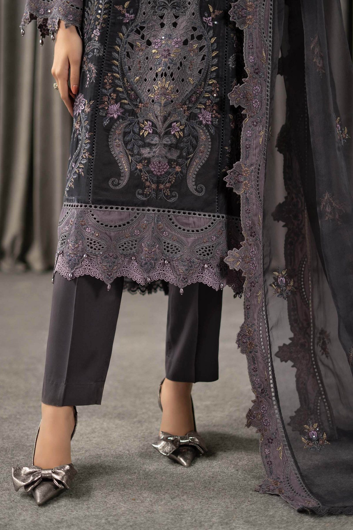 Maria B | Winter Luxe Pret 25 | WLS-1305, image 7