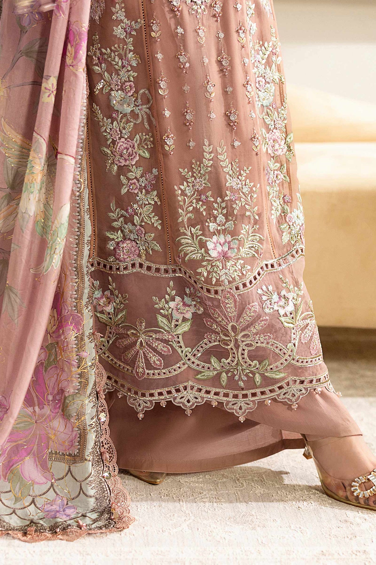 Maria B | Chiffon 25 | MPC-25-105 -  Maria B Ladies Clothes - Original Designer Dress - House of Maryam
