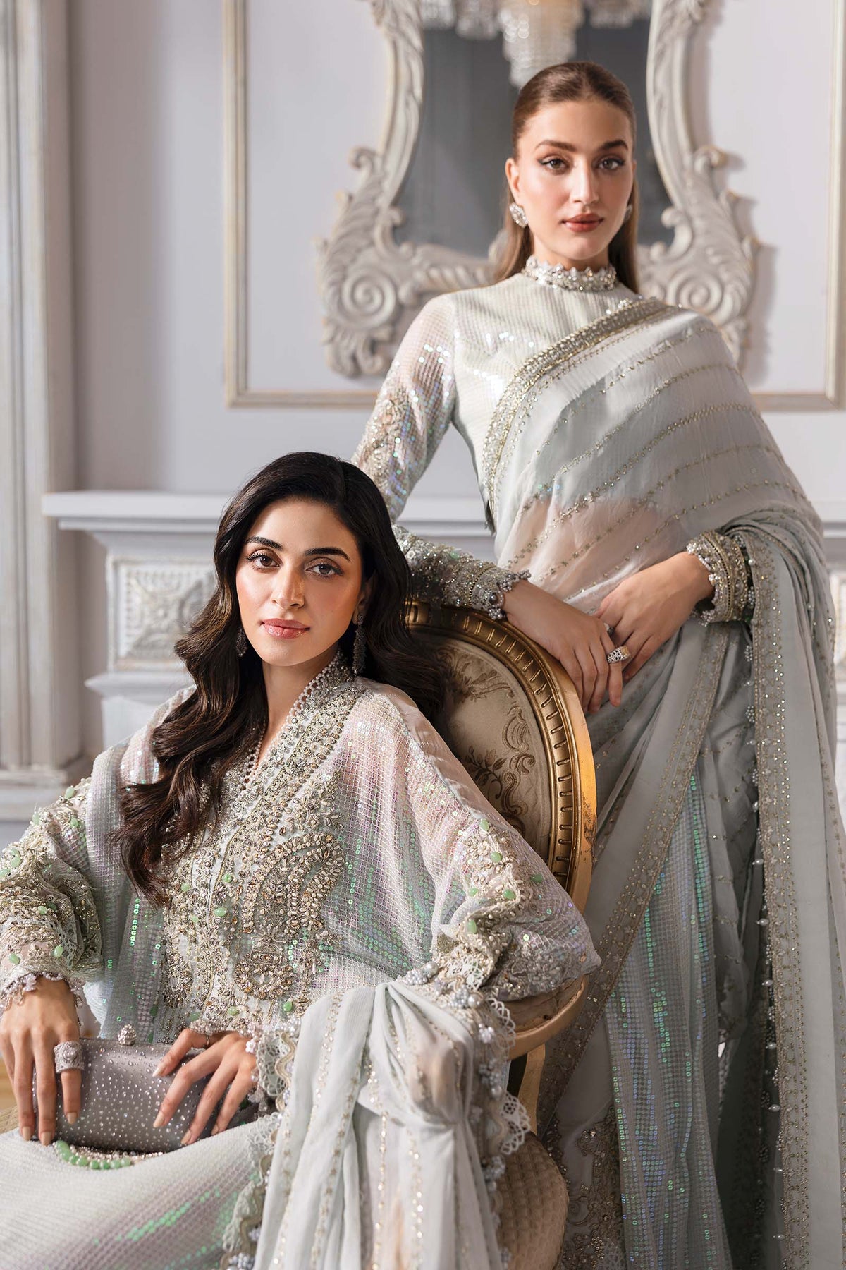 Maria B | Mbroidered 2025 | BD-3005 -  Maria B Ladies Clothes - Original Designer Dress - House of Maryam