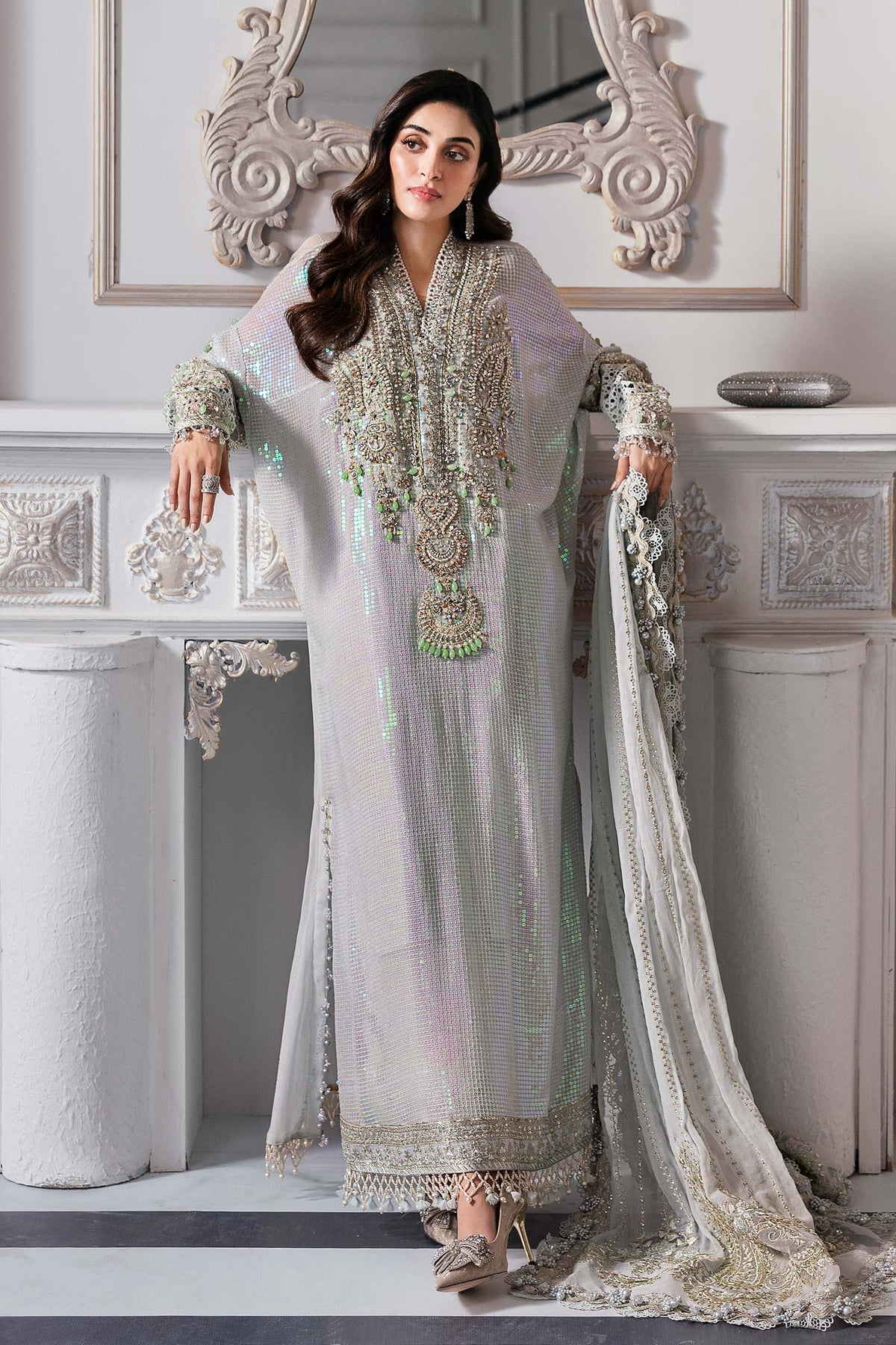 Maria B | Mbroidered 2025 | BD-3005 -  Maria B Ladies Clothes - Original Designer Dress - House of Maryam