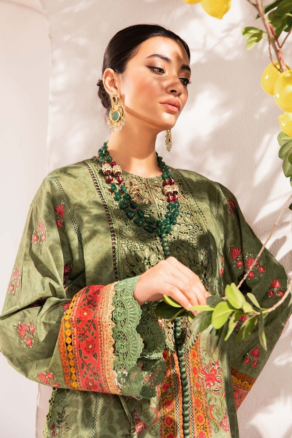 Maria.B | M Print Eid Edit | MPT-2206-A -  Maria B Luxury - Original Designer Dress - House of Maryam