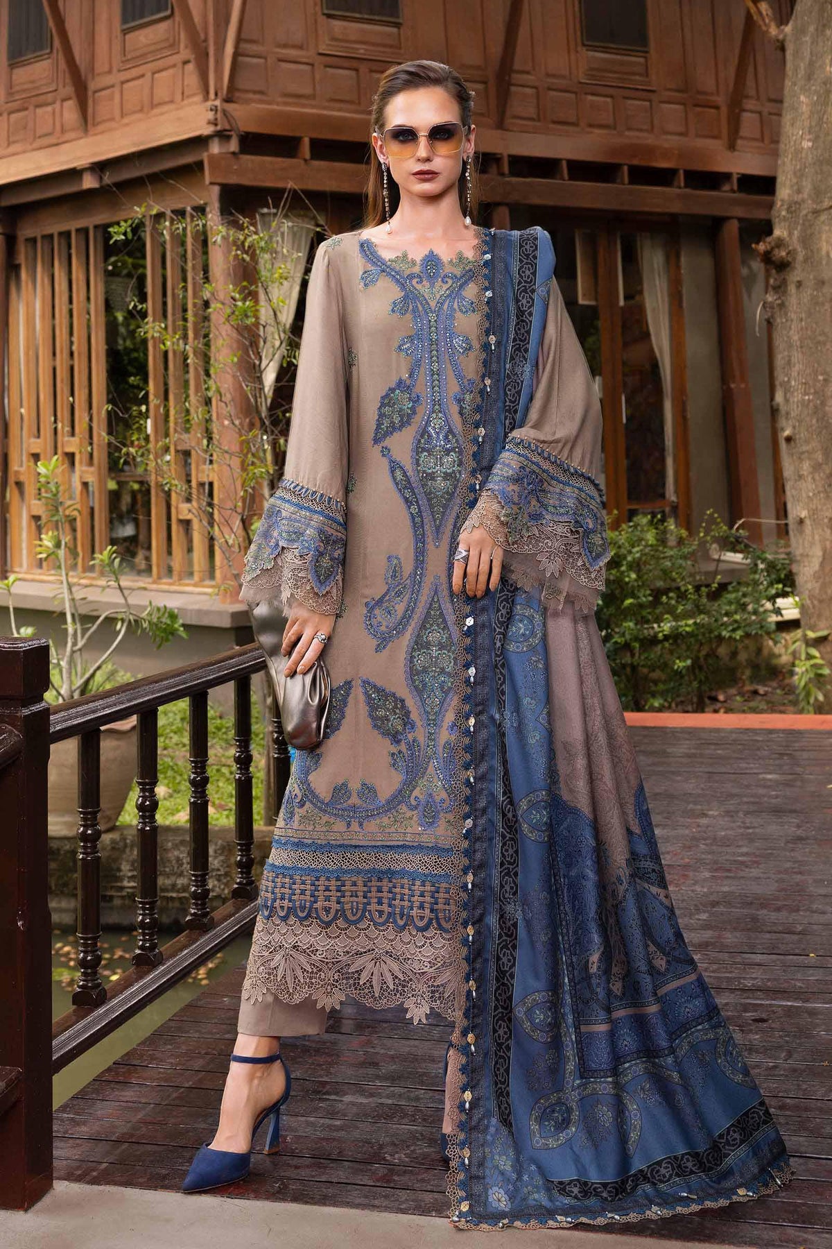 Maria B | M Prints Winter 25 | MPT-2806-A