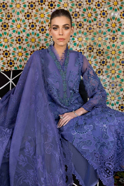 Maria B | Luxury Lawn 25 | D-2506-B -  Maria B Ladies Clothes - Original Designer Dress - House of Maryam
