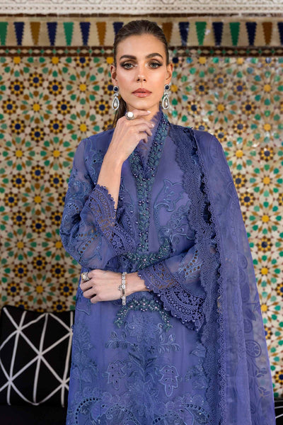 Maria B | Luxury Lawn 25 | D-2506-B -  Maria B Ladies Clothes - Original Designer Dress - House of Maryam
