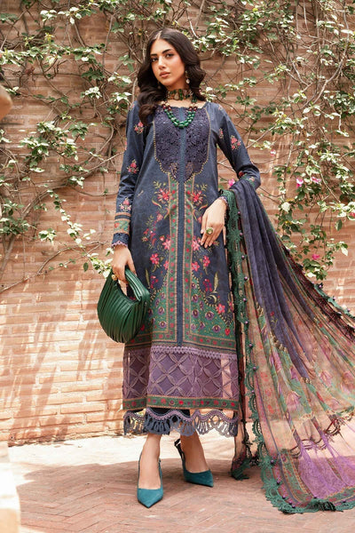 Maria.B | M Print Eid Edit | MPT-2206-B -  Maria B Luxury - Original Designer Dress - House of Maryam