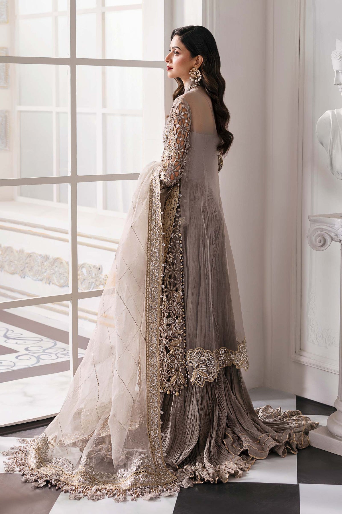 Maria B | Mbroidered 2025 | BD-3006 -  Maria B Ladies Clothes - Original Designer Dress - House of Maryam