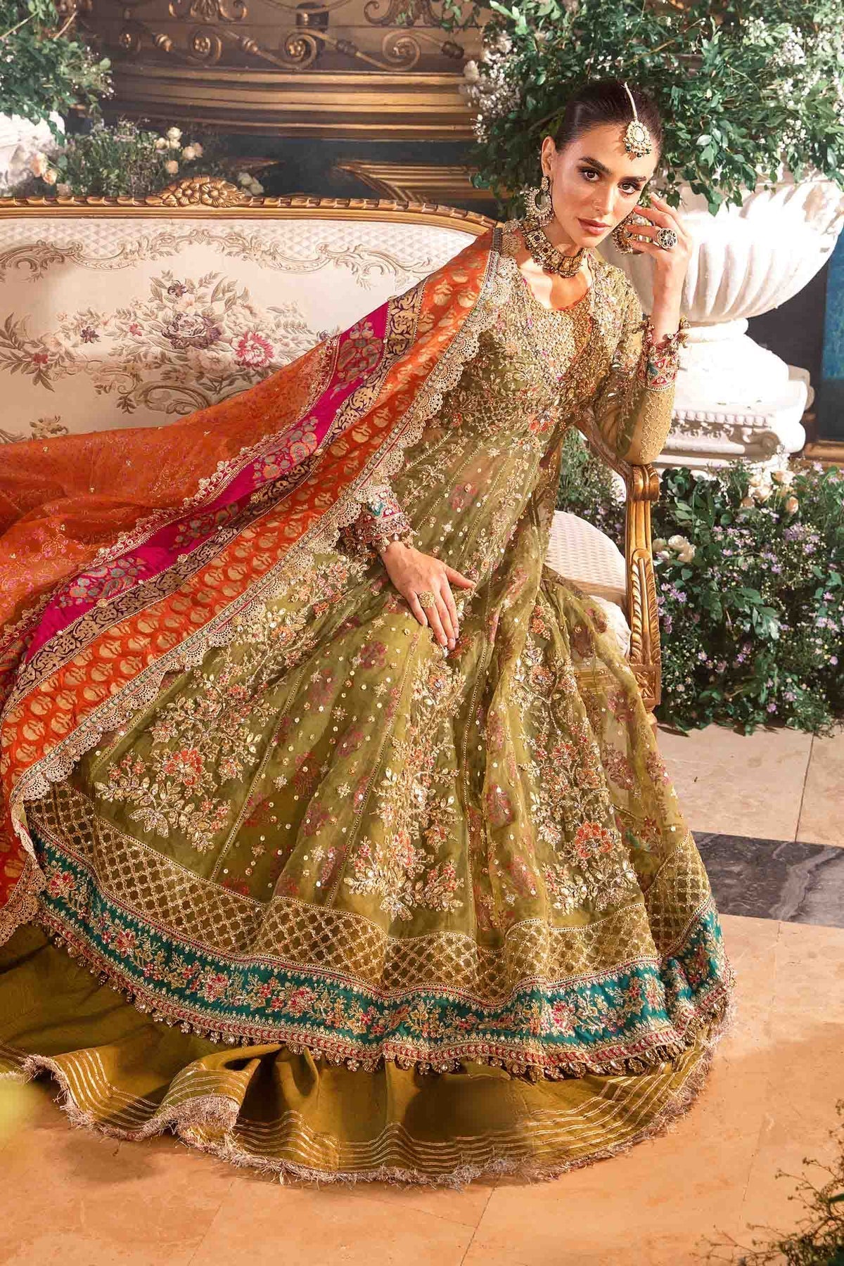 Maria B | Mbroidered Formals 24 | Organza Suit | BD-2906 -  Maria B Ladies Clothes - Original Designer Dress - House of Maryam