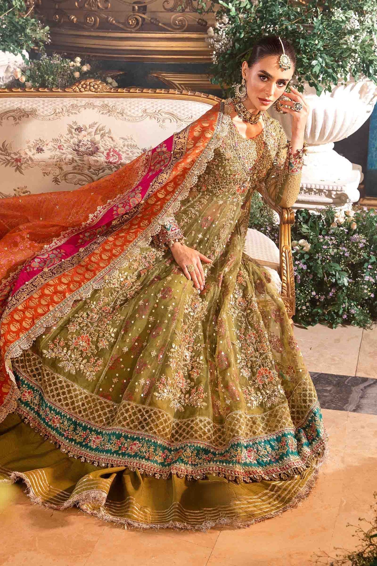 Maria B | Mbroidered Formals 24 | Organza Suit | BD-2906 by Designer Maria B - House of Maryam - Pakistani Designer Ethnic Wear in {{ shop.shopifyCountryName }}