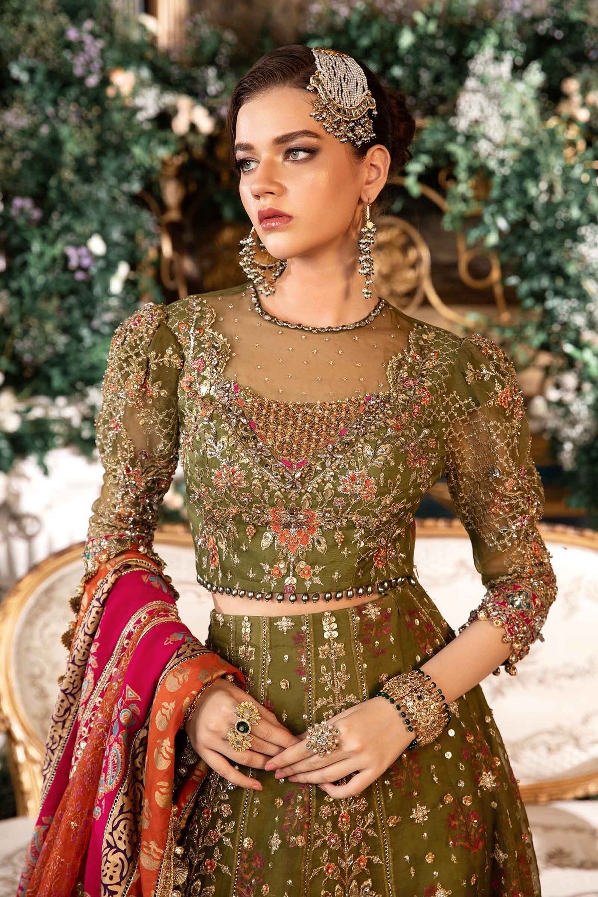 Maria B | Mbroidered Formals 24 | Organza Suit | BD-2906 -  Maria B Ladies Clothes - Original Designer Dress - House of Maryam