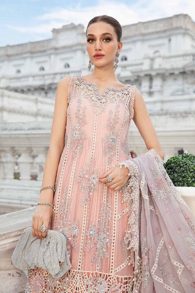 Maria B | Chiffon Formals 24 | Chiffon Suit | MPC-24-106 -  Maria B Formal - Original Designer Dress - House of Maryam