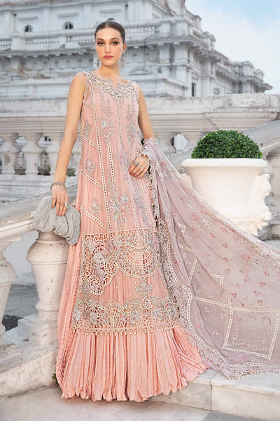 Maria B | Chiffon Formals 24 | Chiffon Suit | MPC-24-106 -  Maria B Formal - Original Designer Dress - House of Maryam