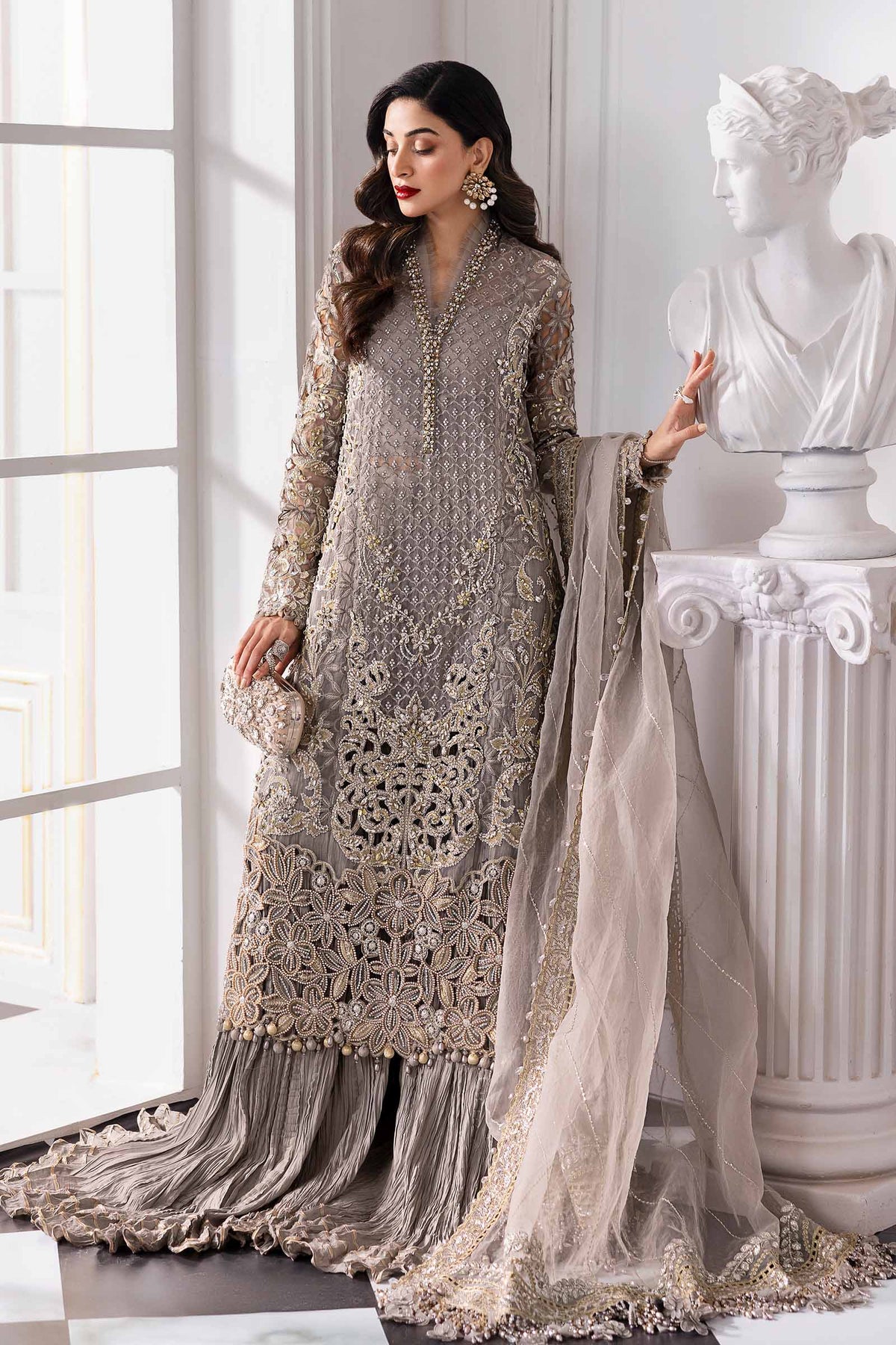 Maria B | Mbroidered 2025 | BD-3006 -  Maria B Ladies Clothes - Original Designer Dress - House of Maryam