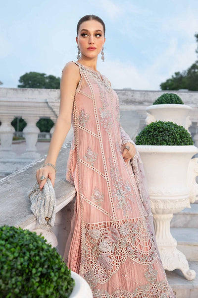 Maria B | Chiffon Formals 24 | Chiffon Suit | MPC-24-106 -  Maria B Formal - Original Designer Dress - House of Maryam
